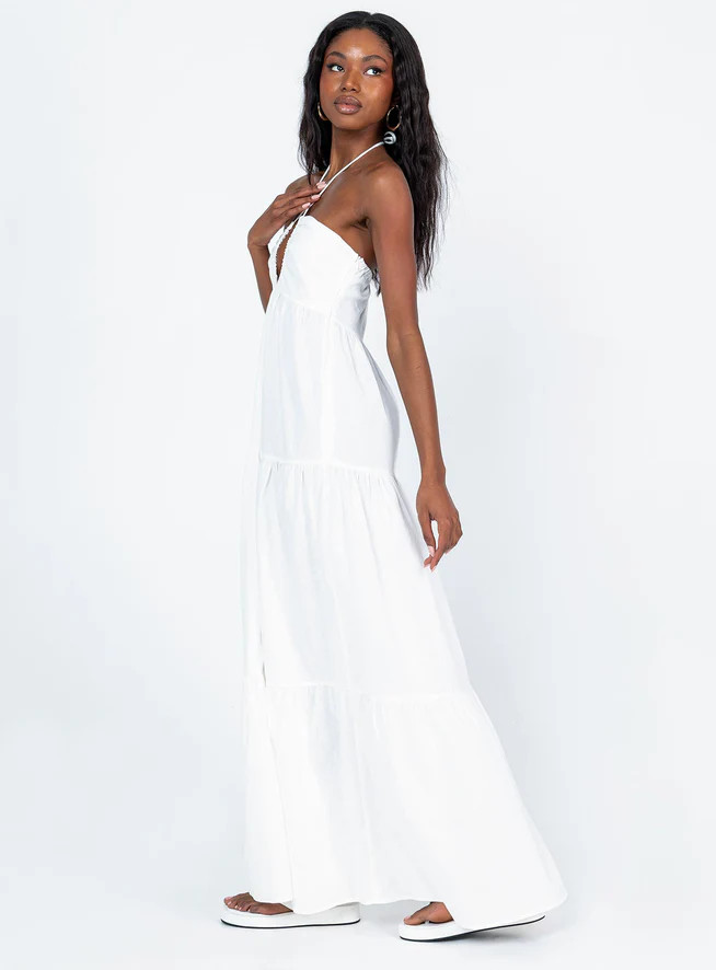 Lincoln Maxi Dress White | Princess Polly US