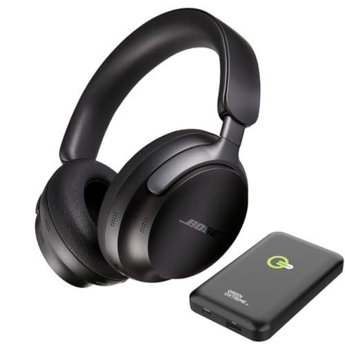 Bose QuietComfort Ultra Wireless Noise Cancelling Headphones with Spatial Audio, Over-The-Ear Headphones with Mic, Up to 24 Hours of Battery Life (Black) | Amazon (US)