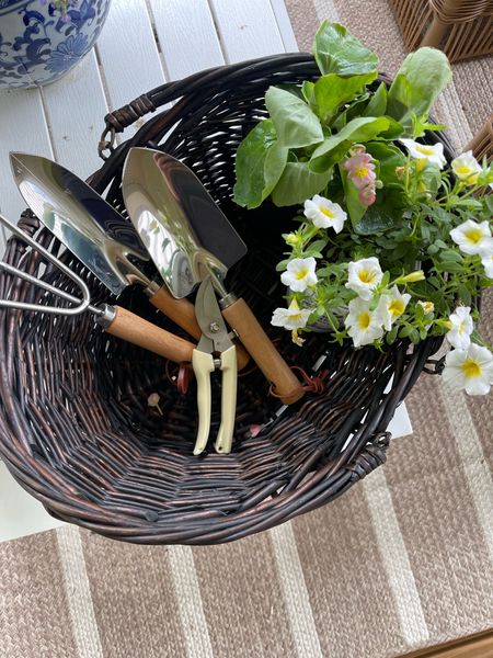 Garden wicker basket - wooden garden tools - floral clippers - porch decor - backyard decor - Mother’s Day gift idea 

I love this handled basket for keeping my gardening tools close and handy tote around! These floral clippers do a great job at an amazing price. 

#LTKGiftGuide #LTKHome #LTKSeasonal