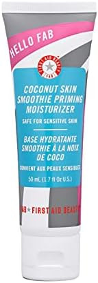 First Aid Beauty - Hello FAB: Coconut Skin Smoothie Priming Moisturizer, 2-in-1 Hydrating Moistur... | Amazon (US)