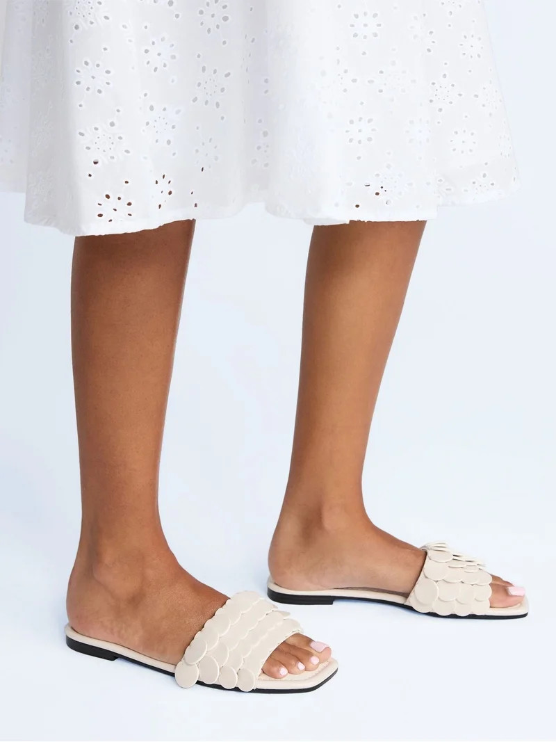 Scoop Women's Paillette Slip On Sandals - Walmart.com | Walmart (US)