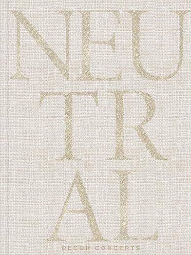 Decorative Coffee Table Book: Neutral Home Decor Aesthetic Book Perfect for Interior Designer Acc... | Amazon (US)