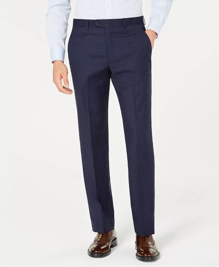 Men's Classic-Fit UltraFlex Stretch Flat Front Suit Pants | Macy's