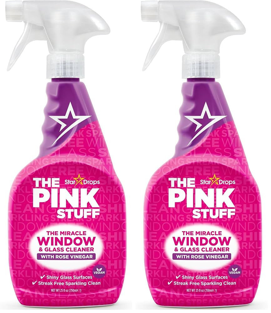 Stardrops - The Pink Stuff - The Miracle Window and Glass Cleaner (Pack of 2) | Amazon (US)
