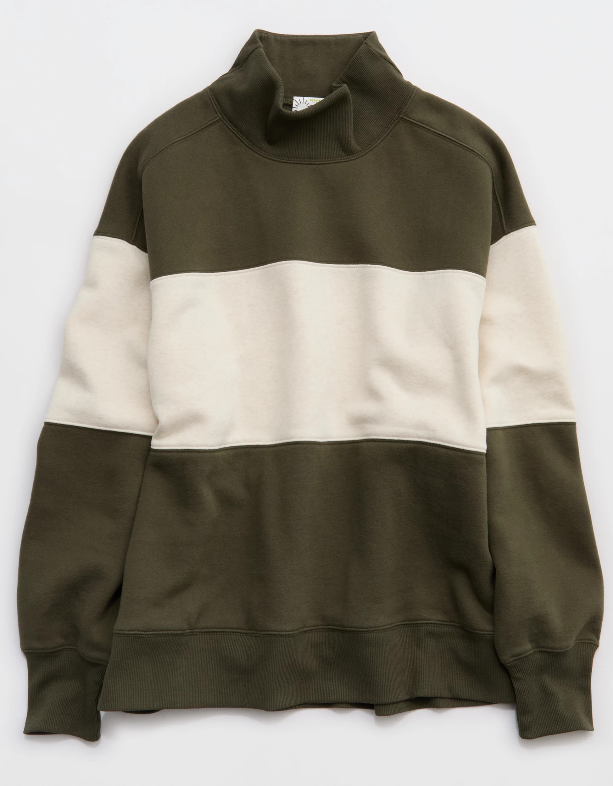 OFFLINE By Aerie Cloud Fleece Oversized Mockneck Sweatshirt | Aerie
