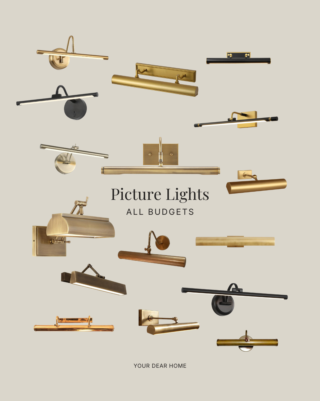 Picture lights are pure accent lighting magic. They highlight artwork, mirrors, or shelves and completely elevate the space without doing much else. Turning these on in the evening changes the whole vibe of a room. 

 #LTKHome