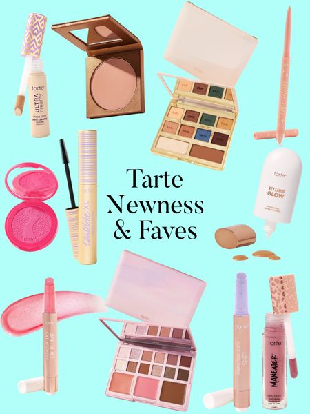 Tarte cosmetics faves and new products, tarte makeup

#tarte #tartemakeup #tartecosmetics #tartelette #tartepalette #shapetape #glow #springmakeup 

#LTKbeauty #LTKSeasonal