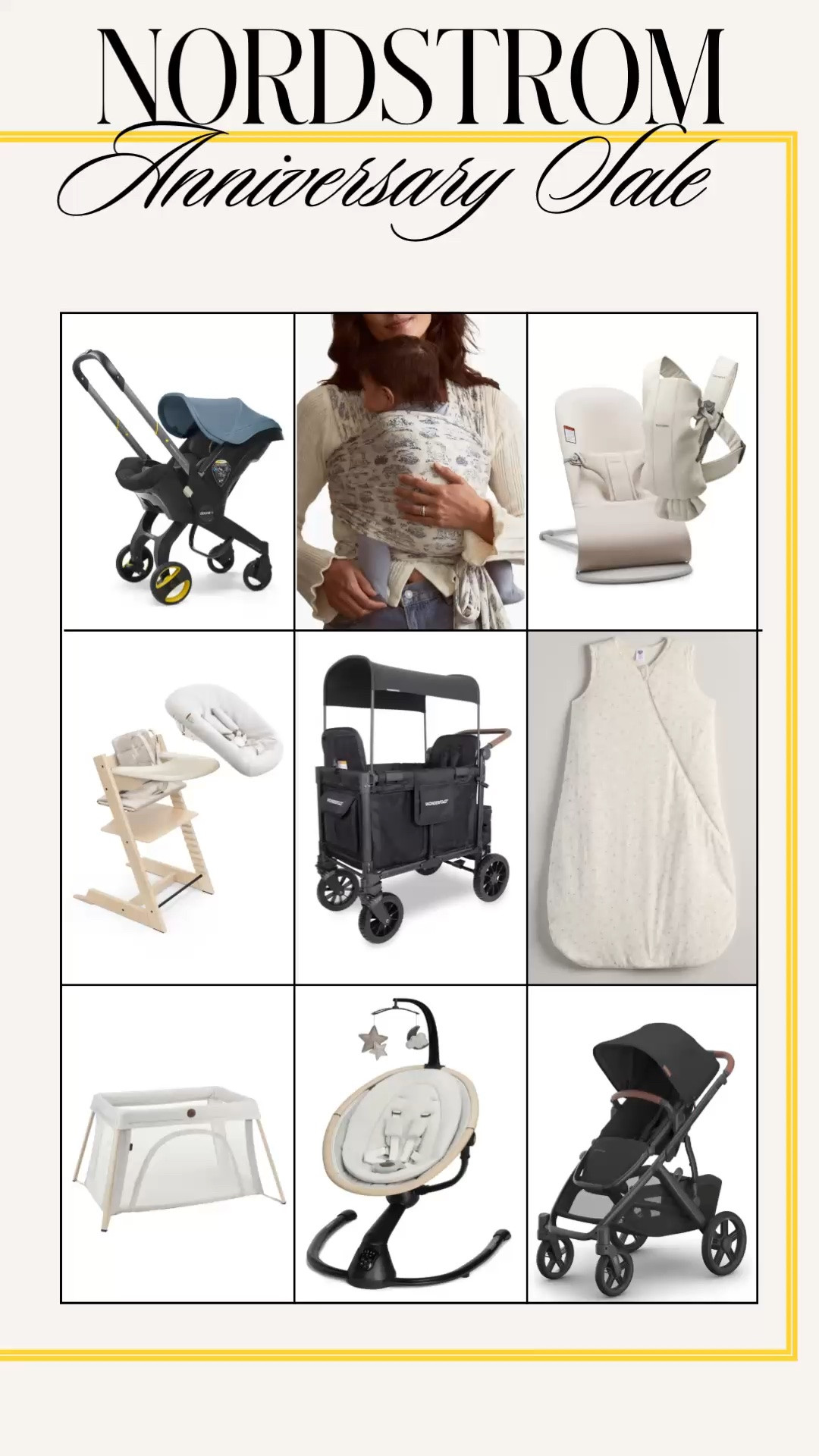 If you’re shopping the Nordstrom Anniversary Sale for baby gear, these are the deals worth grabbing before they sell out. 🤍 From strollers and carriers to sleep essentials and feeding favorites, these are investment pieces you’ll use every single day—and they’re finally on sale. Whether you’re building your registry, expecting your first, or upgrading for baby #2, this is the time to save.

#NordstromAnniversarySale #BabyRegistry #BabyMustHaves #NewMomEssentials #BabyGear #MomFavorites #NordstromFinds #RegistryMustHaves #MomLife #LTKBaby