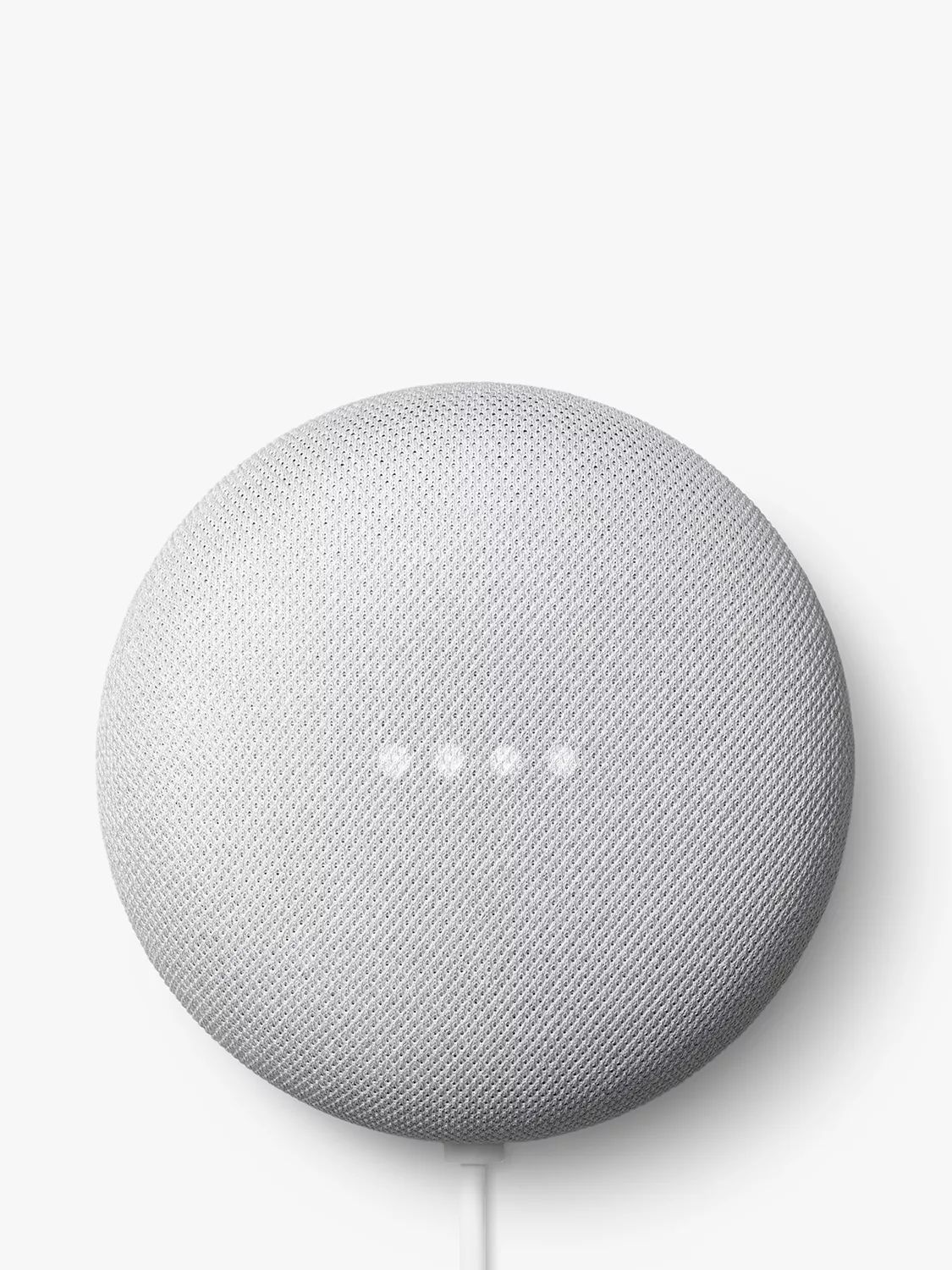 Google Nest Mini Hands-Free Smart Speaker, 2nd Gen, Chalk | John Lewis (UK)