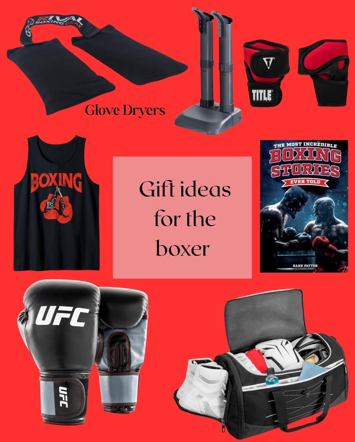 Someone on your Christmas list a boxer??? Wraps, gloves, glove dryers & more make great Christmas gifts & stocking stuffers!! 

#LTKfitnessgoals #LTKGiftGuide #LTKHoliday