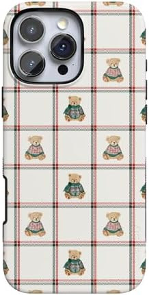 Casely iPhone 16 Pro Max Case | Bear Hugs | Teddy Squares | Compatible with MagSafe | Bold Protec... | Amazon (US)