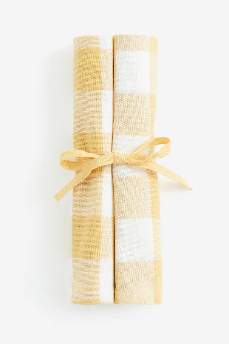 2-pack Cotton Napkins | H&M (US + CA)