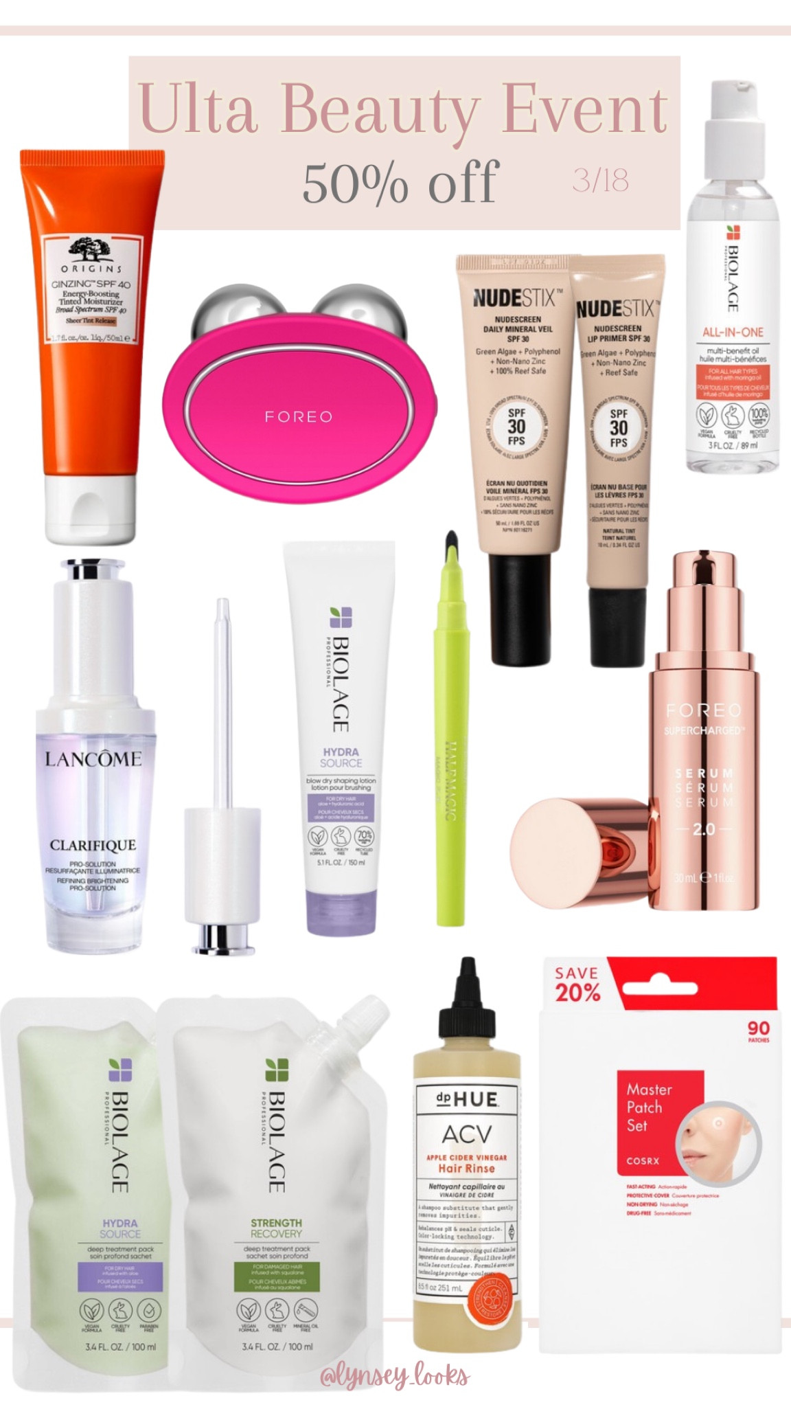 Ulta Beauty Event 3/18 50% off these products TODAY ONLY! 

Ulta | Ulta Sale | Ulta Beauty Event | Makeupp

#LTKfindsunder50 #LTKbeauty #LTKsalealert