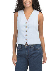 Tailored Vest | Sleeveless Tops | Marshalls | Marshalls