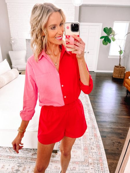Buddy Love / 2 piece set / two toned top / button down / Kendra Scott / spring outfit / classic style 

#LTKfindsunder50 #LTKfindsunder100