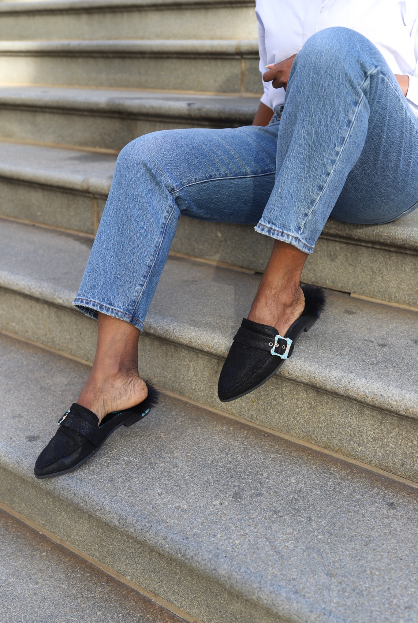 Comfort and Fun!?! Sign me up for the Mr. Carl from the new #irisapfel and #drscholls collection. 