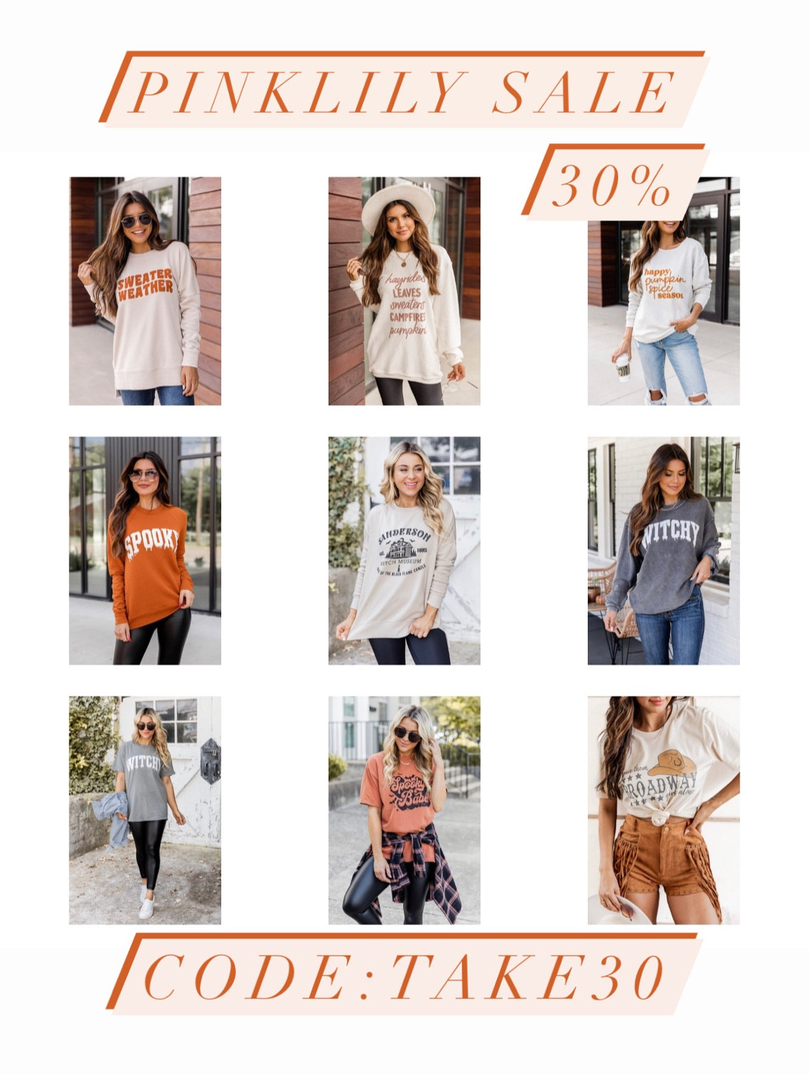 You can find All the cute fall graphics at pink lily! 30% off site wide! #ltksalealert #competition

#LTKunder50 #LTKSeasonal #LTKSale