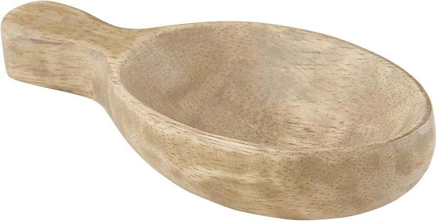 47th & Main Mango Wood Kitchen Scoop Spoon, 4.25 x 1.75-Inches, Natural | Amazon (US)