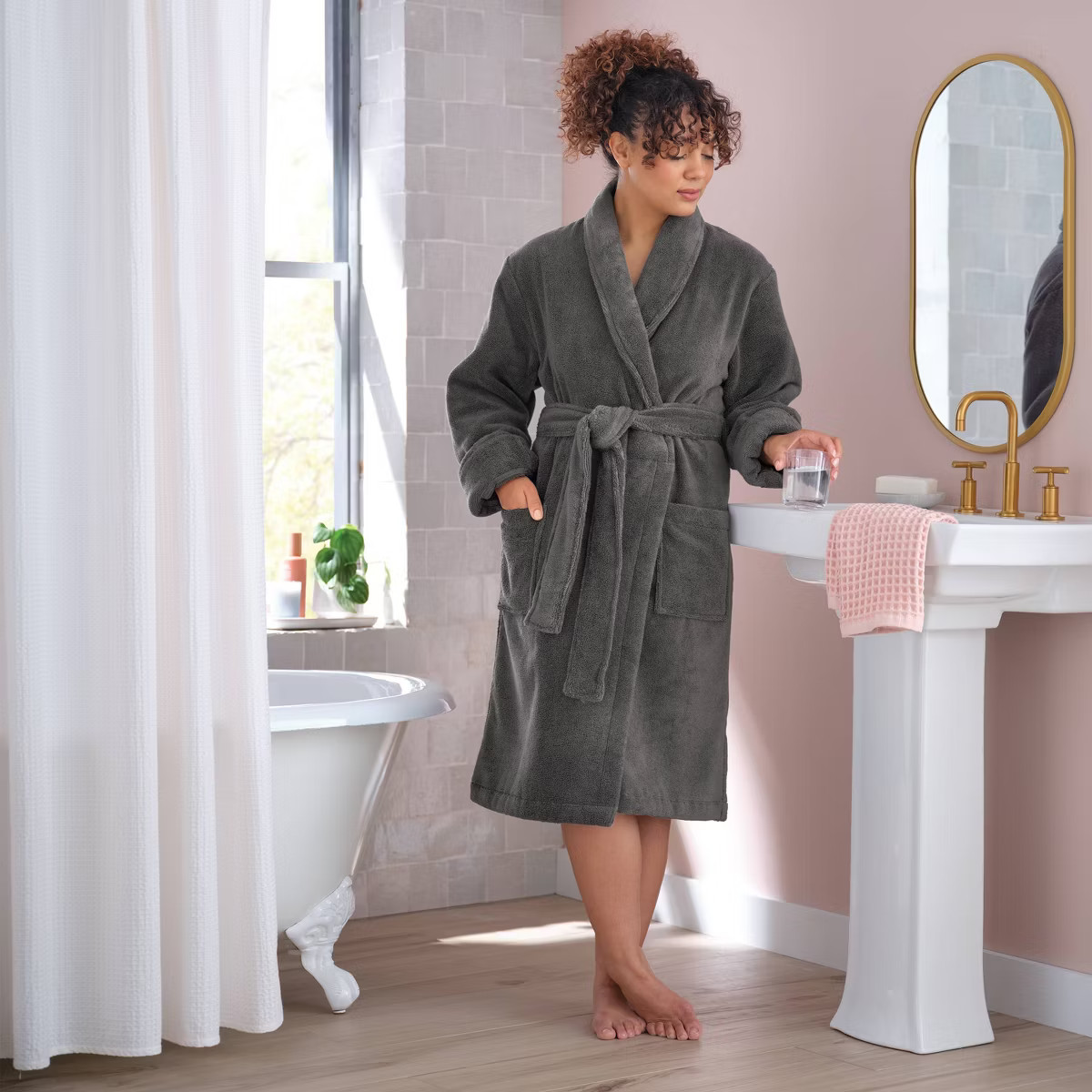 Spa Plush Bath Robe - Threshold™ | Target