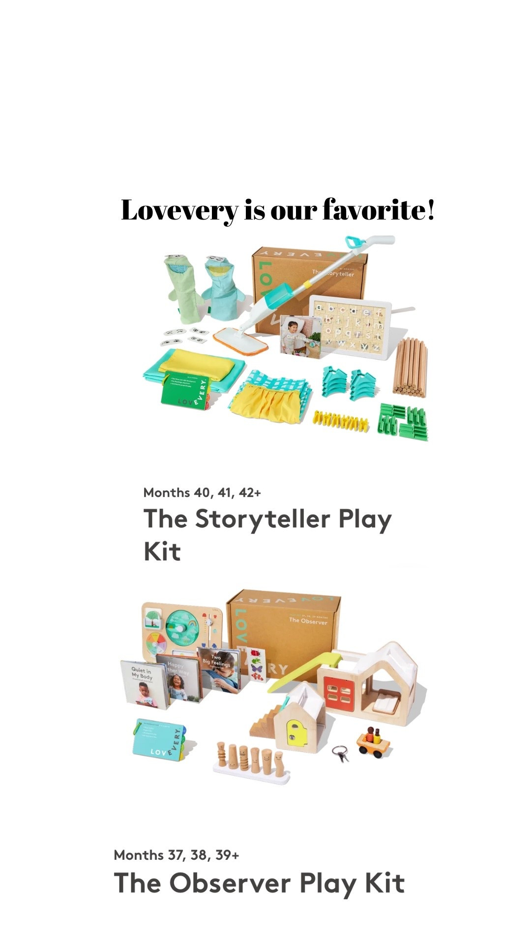 @lovevery has been one of our absolute favorites for the past three years 🤍

As a speech-language pathologist and toddler mom, I would highly recommend Lovevery for babies and toddlers! Their play kits are thoughtfully designed for every stage and make it so easy to support language development, pretend play, problem-solving, fine motor skills, and meaningful screen-free play at home.

Linking our favorite Lovevery play kits on LTK ✨

#lovevery #loveveryplaykit #loveverytoys #toddlergiftideas #babygiftideas #educationaltoys #montessoritoys #openendedplay #toddlerplayideas #speechtherapytoys #slprecommended #languagelearningtoys #finemotortoys #screenfreeplay #momfavorites #ltkfamily #ltkunder100

#LTKKids #LTKBaby #LTKKids #LTKmomlife