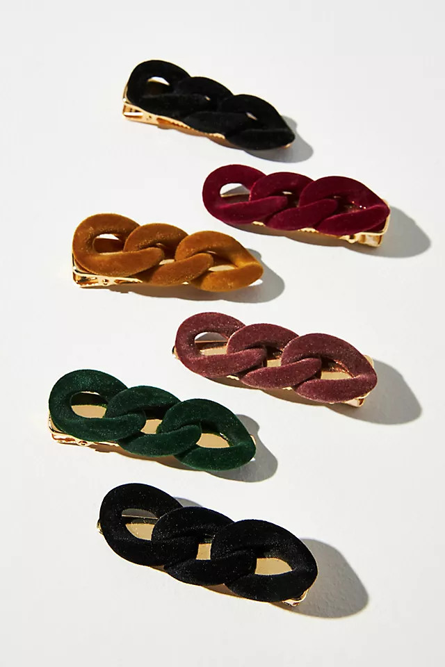 Velvet Hair Clip Set | Anthropologie (US)