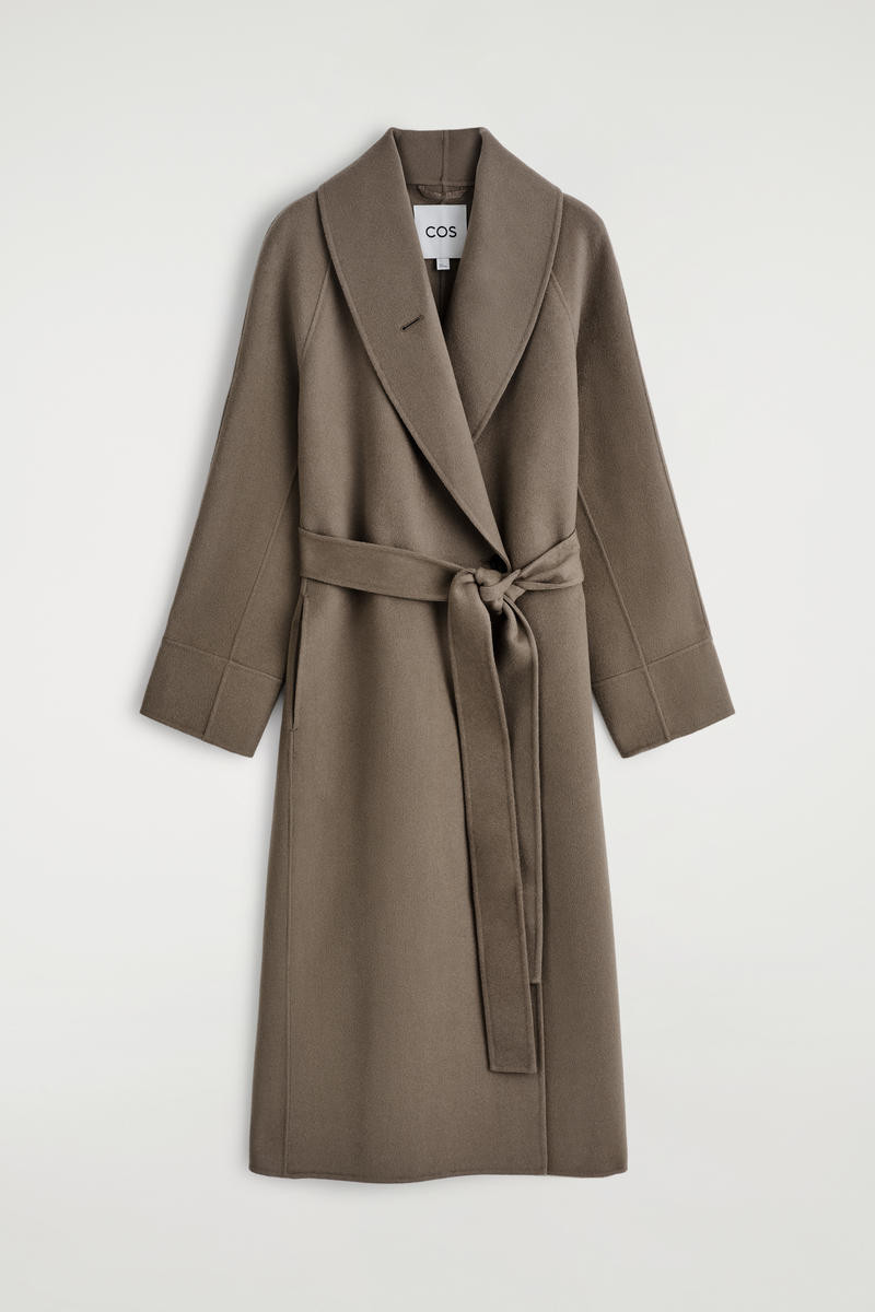 Belted Double-Faced Wool Long Coat | COS (US)