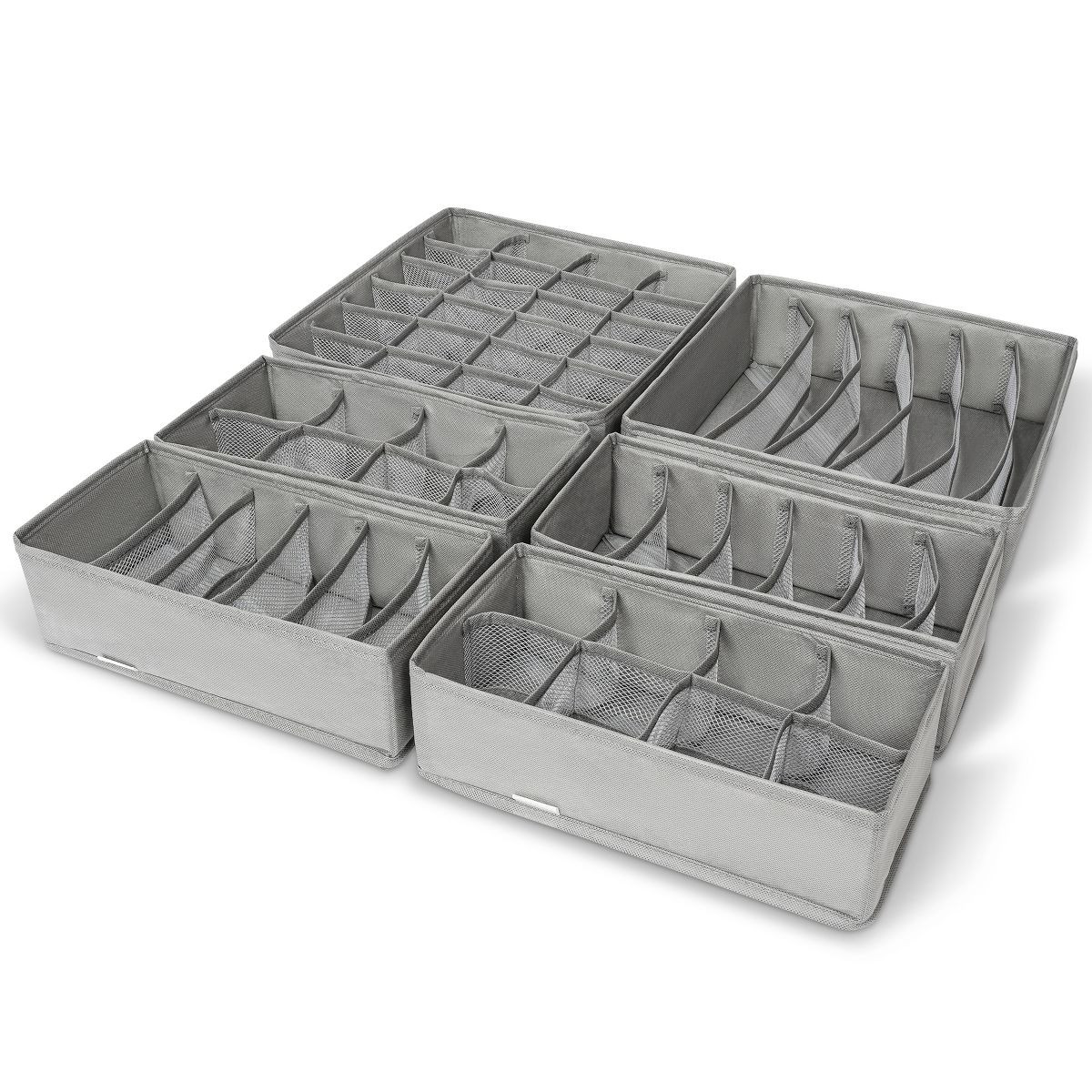 Wondersome Drawer Organizer for Clothes - 6-Pack of Underwear, Sock, Bra, Tie and Clothing Divide... | Target