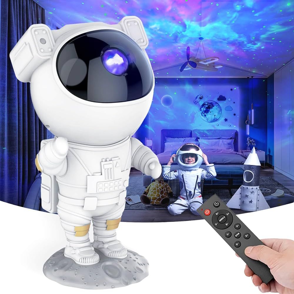 AUKYO Astronaut Galaxy Projector - Star Projector, Remote Control Spaceman Night Light with Timer... | Amazon (US)