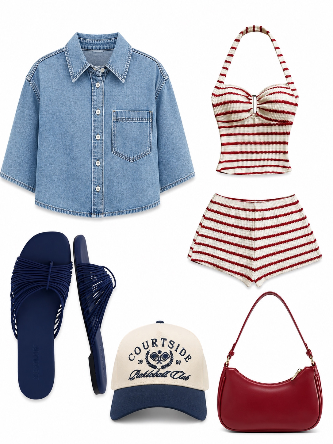 Festive Fourth of July outfit that will be here before the weekend