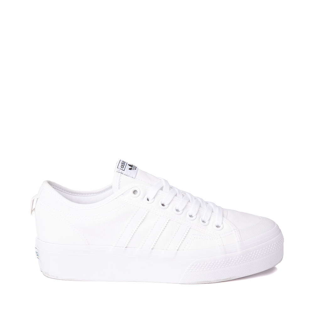Womens adidas Nizza Platform Athletic Shoe - White | Journeys