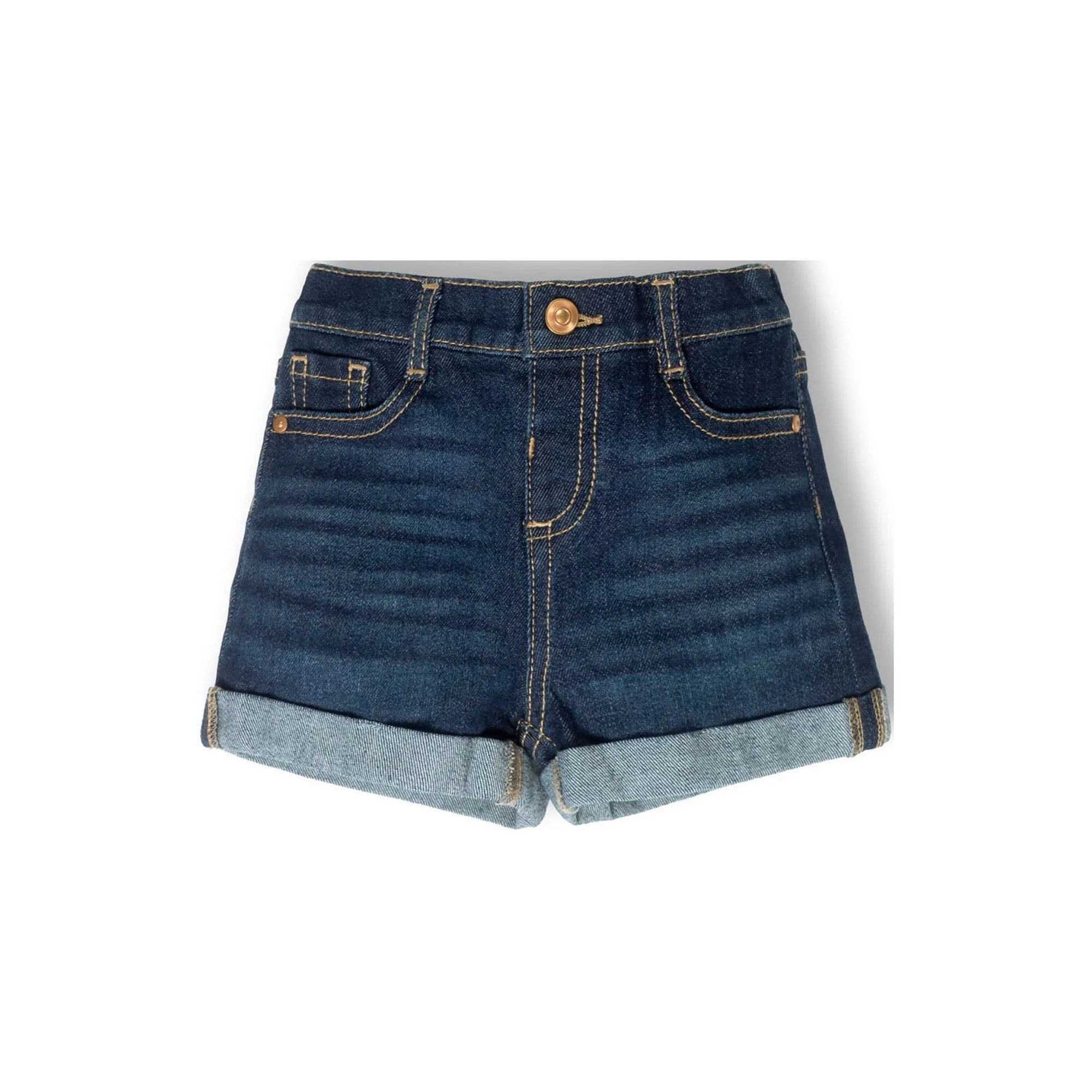 Wonder Nation Toddler Girl Denim Short, Sizes 12 Months - 5T | Walmart (US)