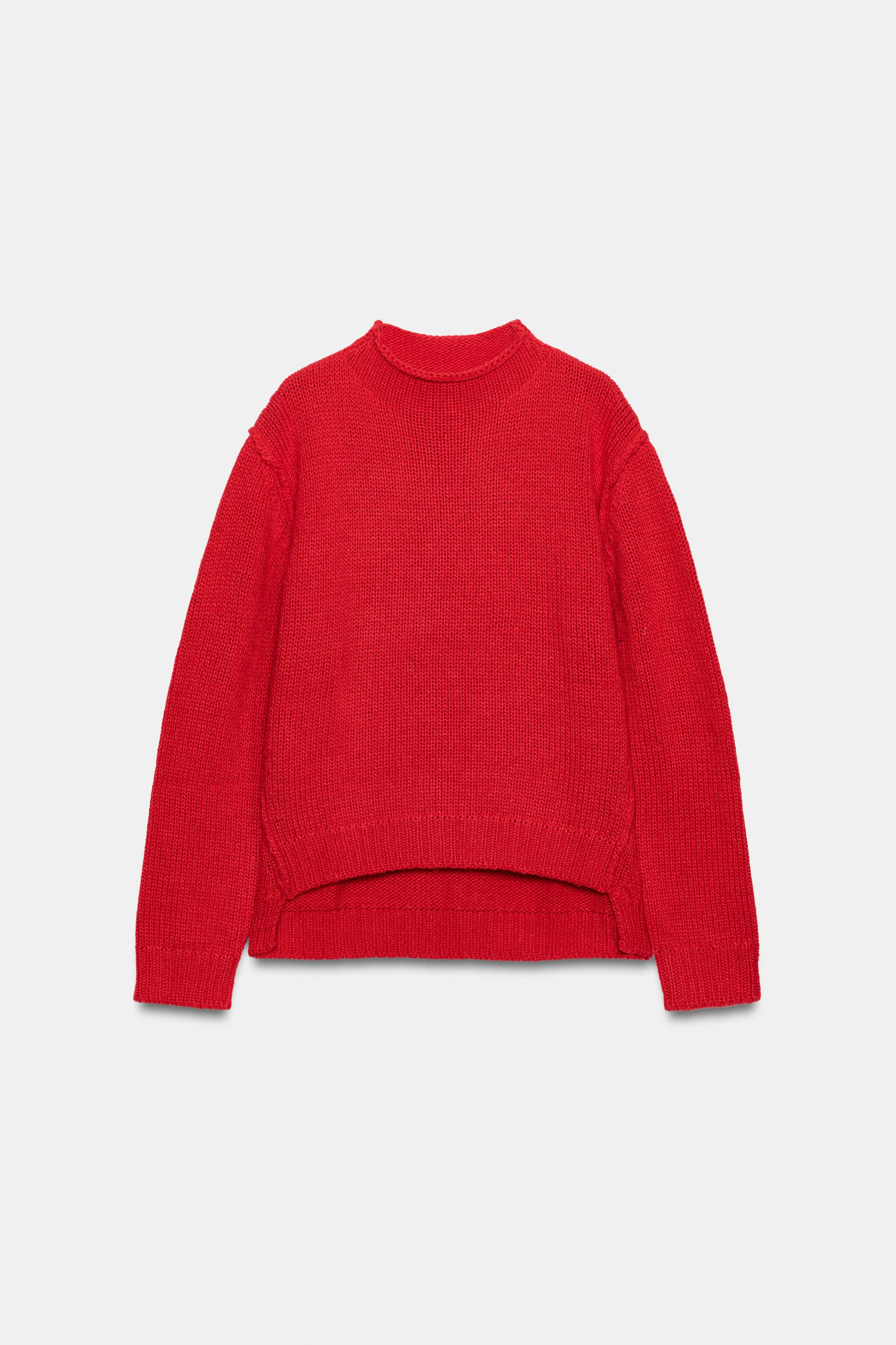 HIGH NECK KNIT JUMPER | Zara UK
