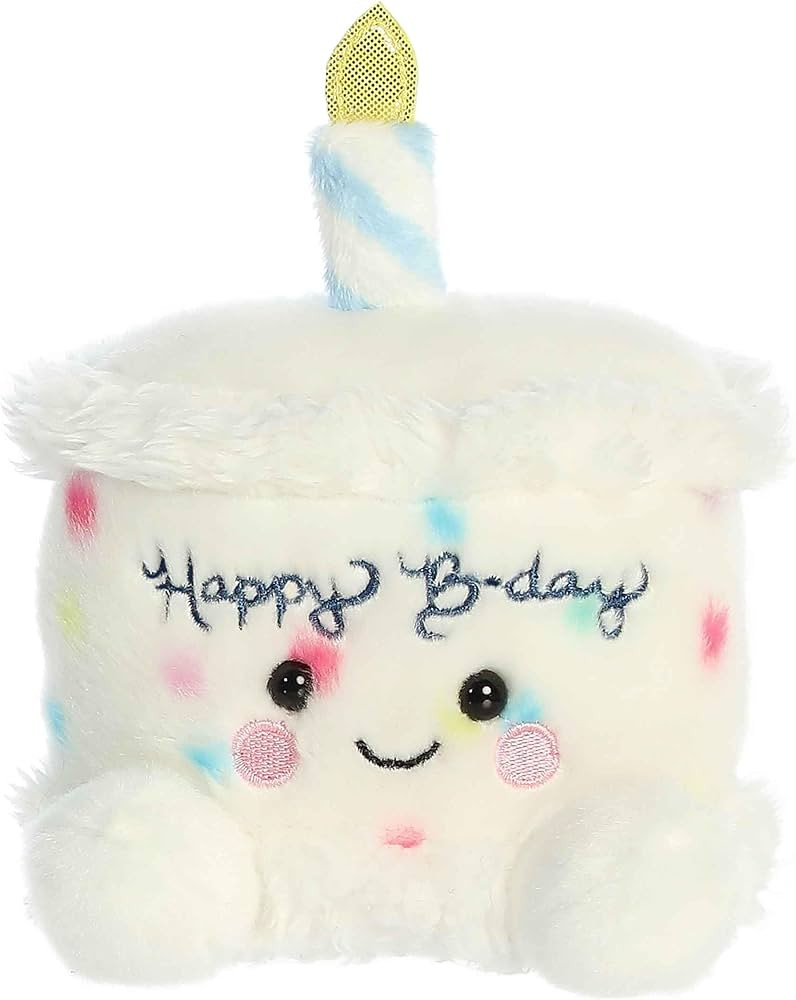 Aurora® Adorable Palm Pals™ Happy B'Day Cake Stuffed Animal - Fun Collectible Plush for Kids a... | Amazon (US)