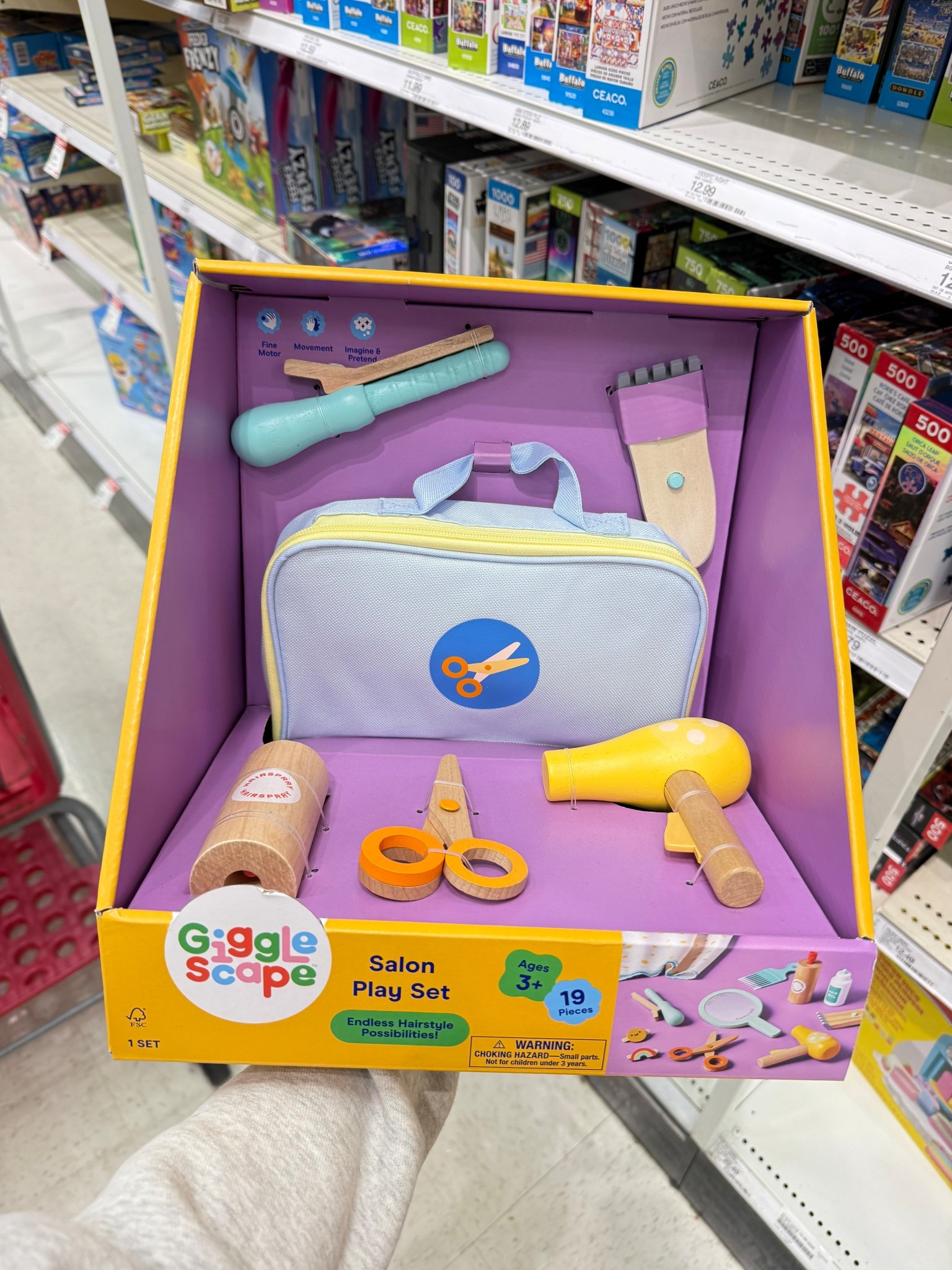 Salon Play Set - Gigglescape™: Pretend Salon Accessories, Creative Thinking, Play Hair Styling

#LTKGiftGuide #LTKHoliday #LTKKids