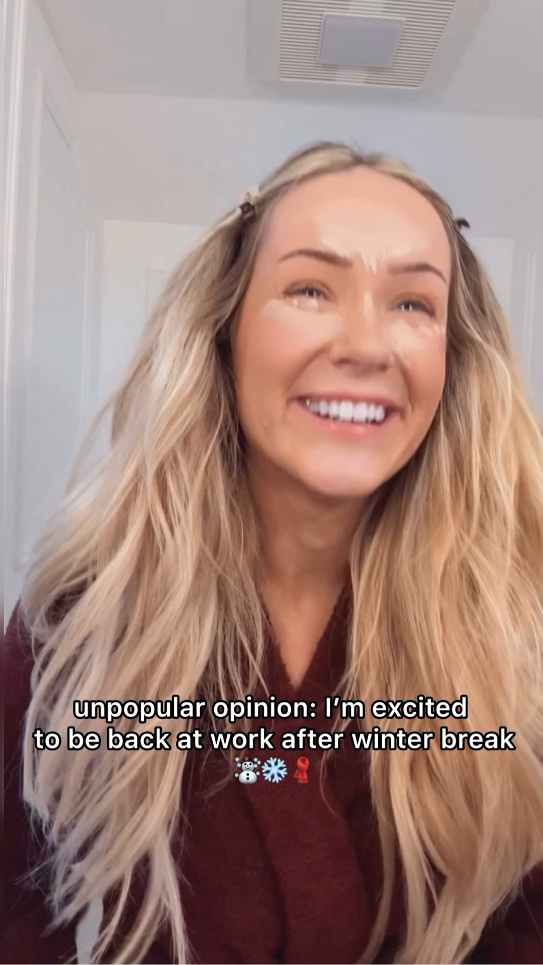 Unpopular opinion: I missed my routine. 😭 Are you excited to be back to work or not even close? 😂

#LTKgrwm