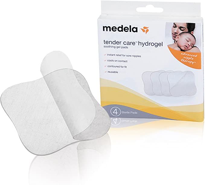 Medela Soothing Gel Pads for Breastfeeding, 4 Count Pack, Tender Care HydroGel Reusable Pads, Coo... | Amazon (US)