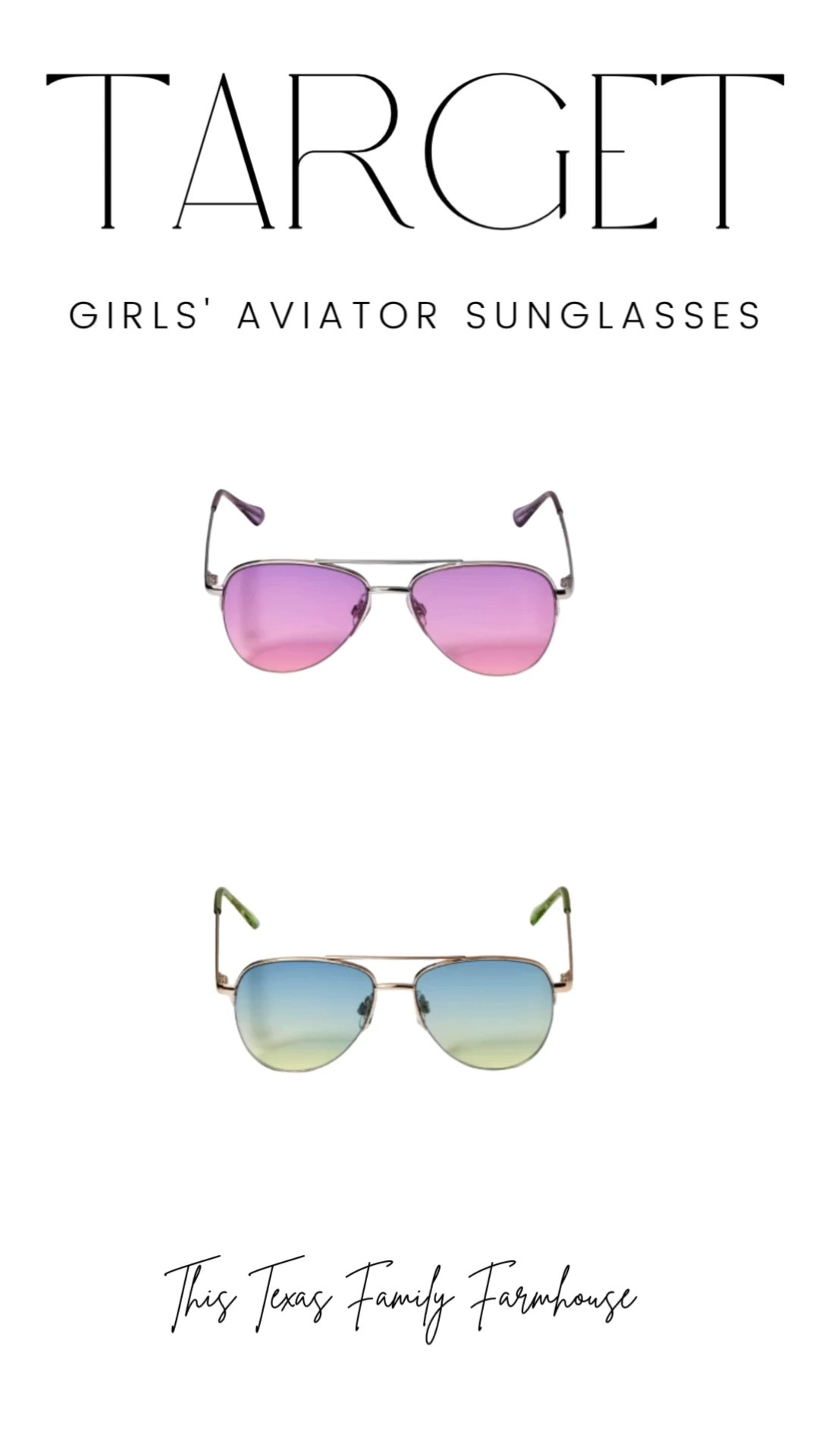 Little girl Aviator Sunglasses 🕶️ 

Toddler sunglasses | girl style | summer style | target style | target finds 

#LTKSwim #LTKKids #LTKActive