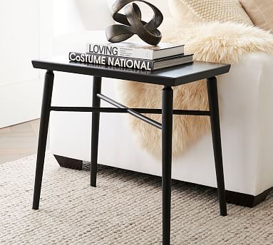 Willow 23" Rectangular Side Table | Pottery Barn (US)