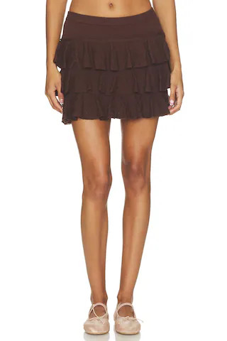 Show Me Your Mumu Marley Skort in Brown. - size L | Revolve Clothing (Global)