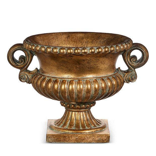 Double Handle Pedestal Urn | Antique Farm House