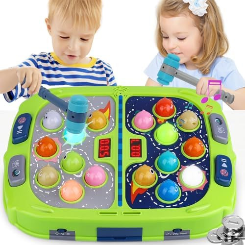 Hammer Mole Game for Toddler, Toys for 3-12 Year Old Boys and Girls, Whack Game for Kids,Gifts fo... | Amazon (US)