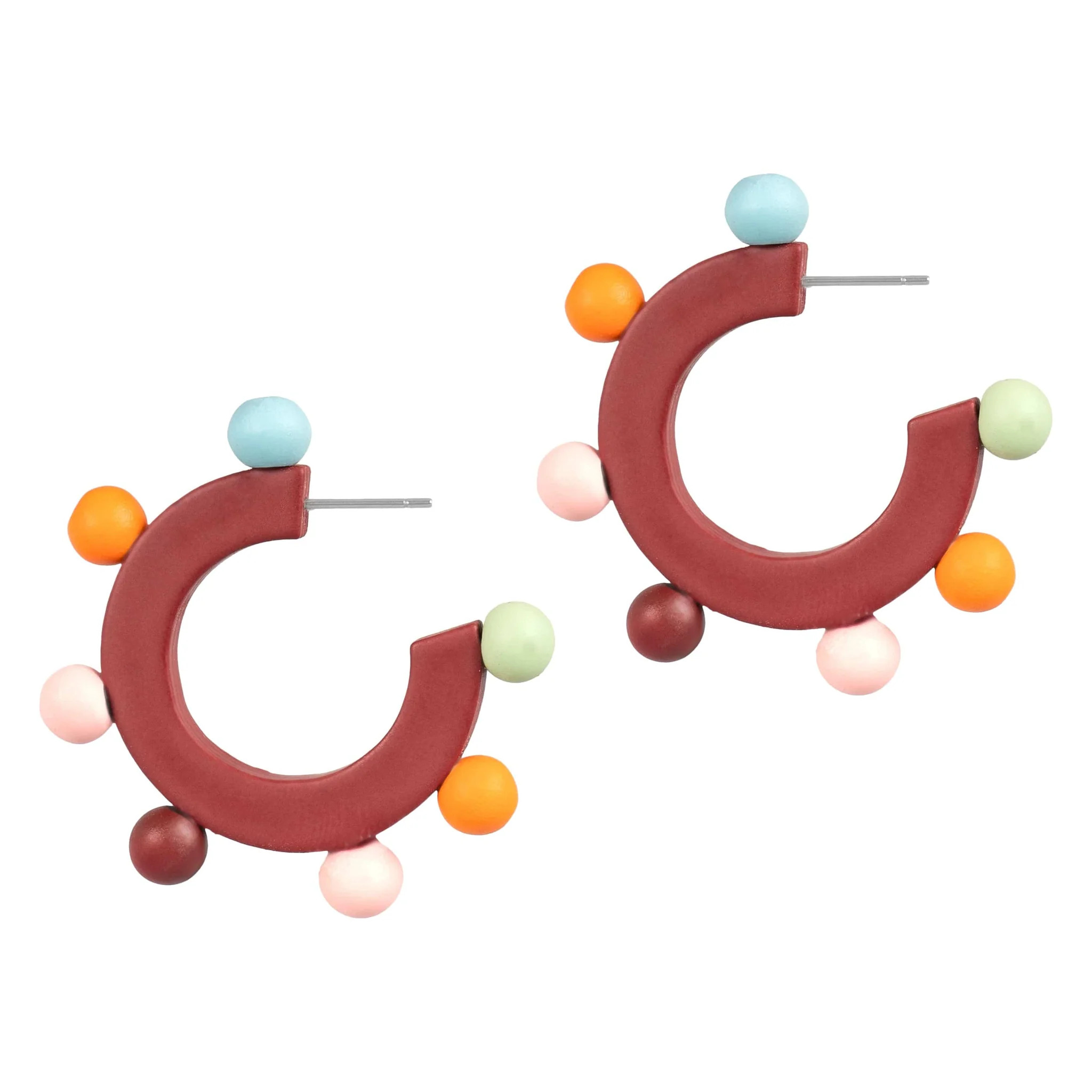 Carmen Bead Hoops | Sunshine Tienda