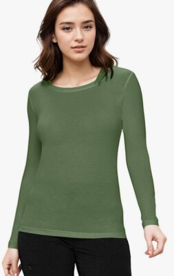 Natural Uniforms Women's Long Sleeve Under-scrub Stretch T-Shirt  | eBay | eBay US