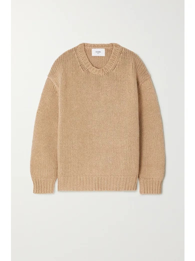 Bassike - Cotton And Merino Wool-blend Sweater - Tan | NET-A-PORTER (US)