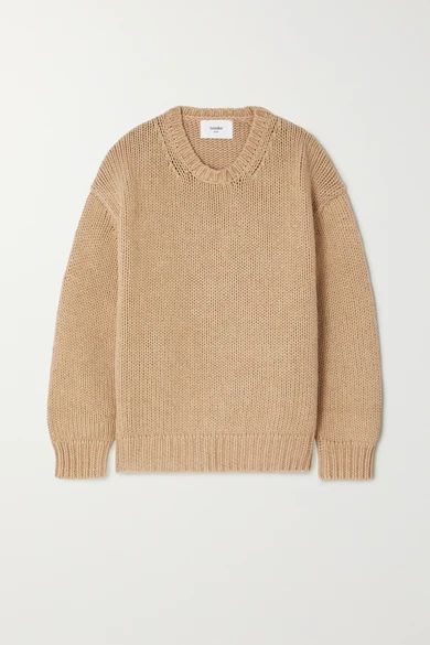 Bassike - Cotton And Merino Wool-blend Sweater - Tan | NET-A-PORTER (US)