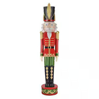 48 in. Red and Green Christmas Nutcracker | The Home Depot