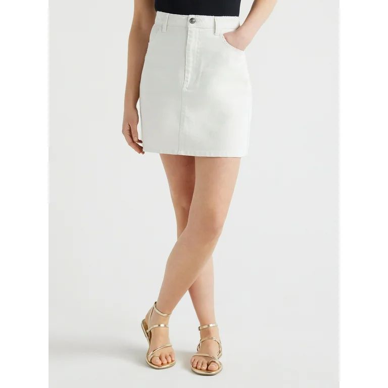 Scoop Women's Mini Jean Skirt, Sizes 0-18 | Walmart (US)