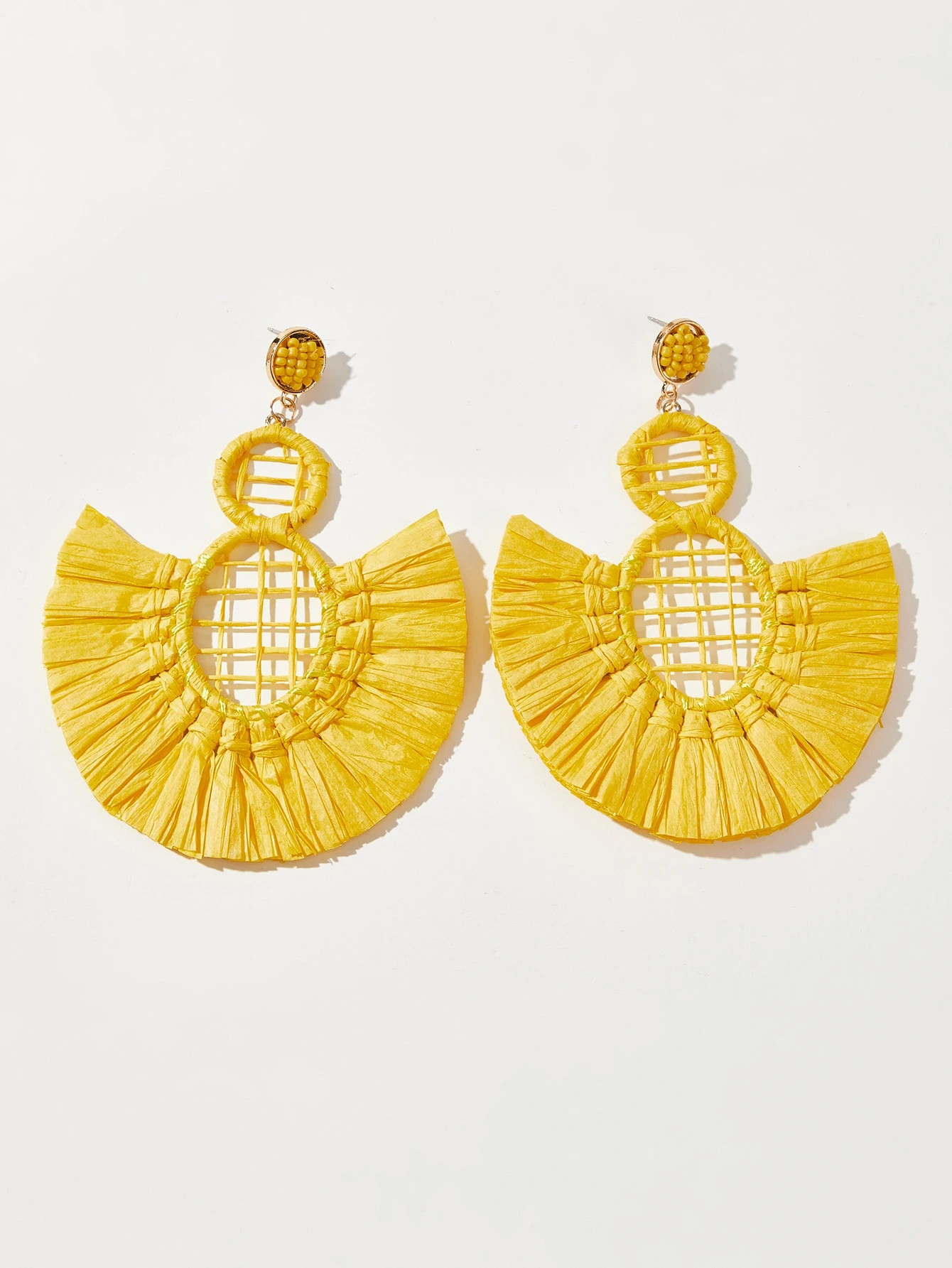 Tassel Charm Drop Earrings | SHEIN