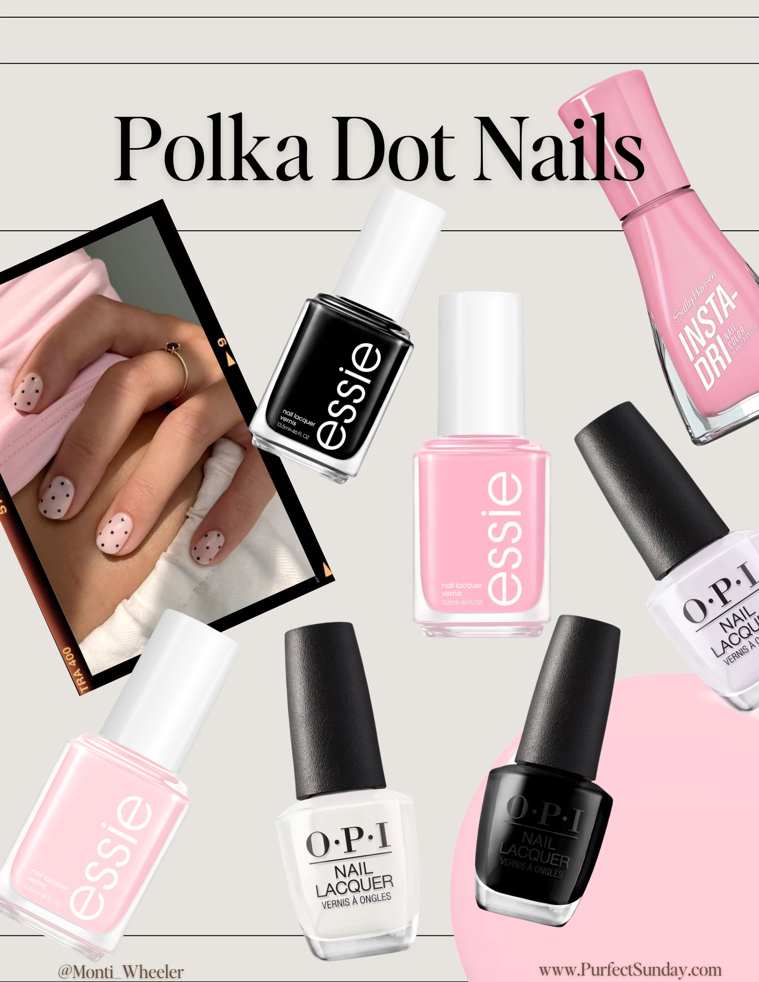 Polka dot nails are trending for spring and I love how easy they are to recreate at home. Sharing the tools + neutral shades I use linked here 🤍 

 #LTKgrwm #LTKselfcare #LTKBeauty