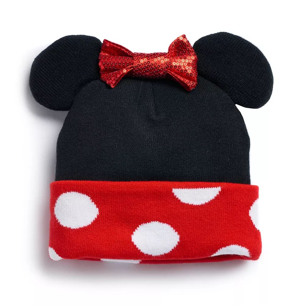 Disney's Minnie Mouse Ears & Bow Knit Beanie | Kohl's